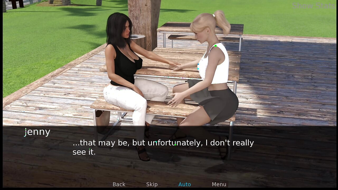 Проект гаряча дружина - гра з цицьками Дженні на відкритому повітрі