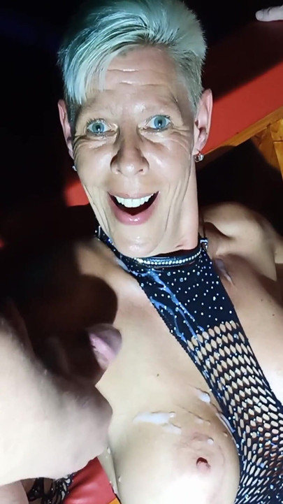 Iconic moment from "CoraBitch Fickdates im Swingerclub Route 69 Maspalomas"