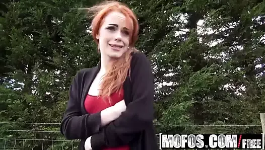 Mofos - Stranded Teens - British Redhead Sucks Cock starring