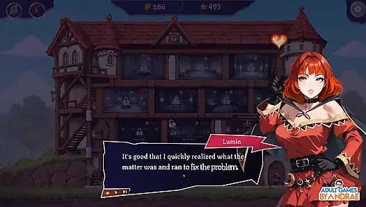 EP3: Rena Mirage сюжет и Зеркало уплотнений H-сцена - симулятор секс-гильдии