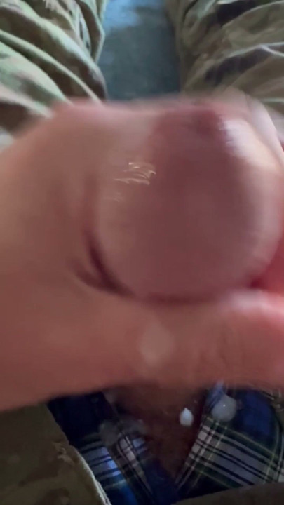 A hot CUMpilation of me jerking off in some blue boxer shorts!!  Enjoy the multiple cum shots feet! | Clip 2