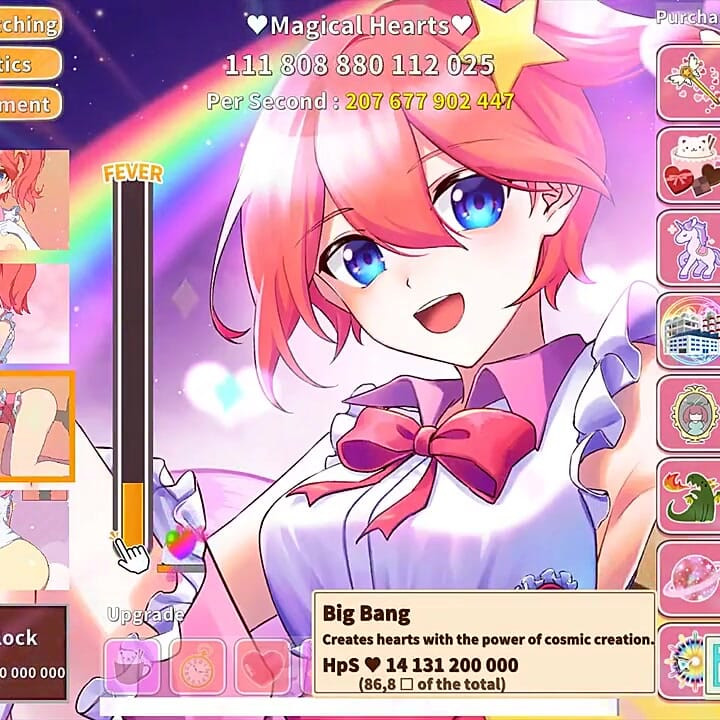 Magical Girl Clicker Hentai Game Creampie and Squirting Gangbang for a Cute Idol Cosplay!