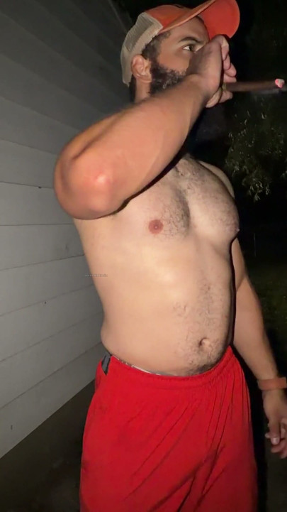 Muscle Cub Cigar and Cum Outdoors