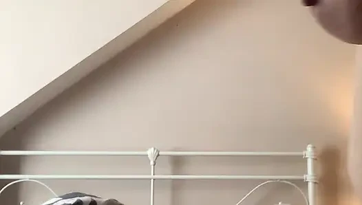 Stepmom gives stepson early morning surprise