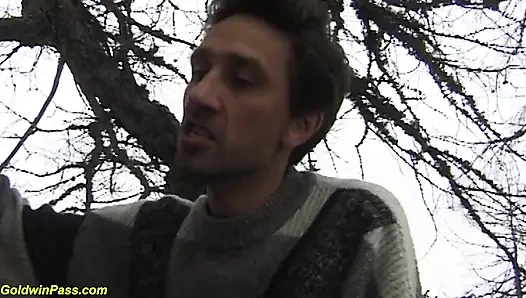 Analfick-therapie im schnee