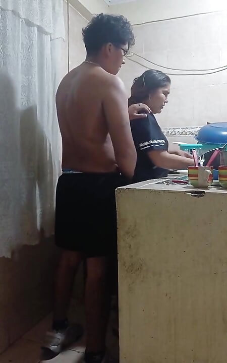 Mexican Woman Having Anal Sex in the Kitchen, Hurry up My Boss Will Arrive Any Minute Now. Mexico City