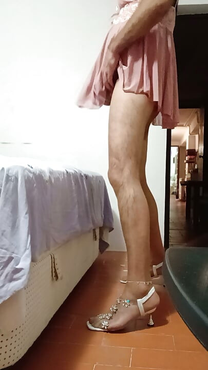 Crossdressing at home - Friday night