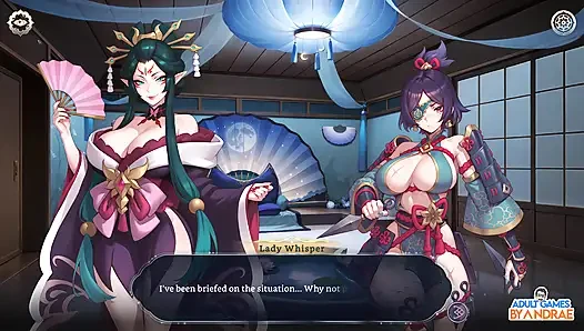 Harem Fantasy - Kinky Ninja Scroll Gameplay Part 1 - Entering the Village of Kagura