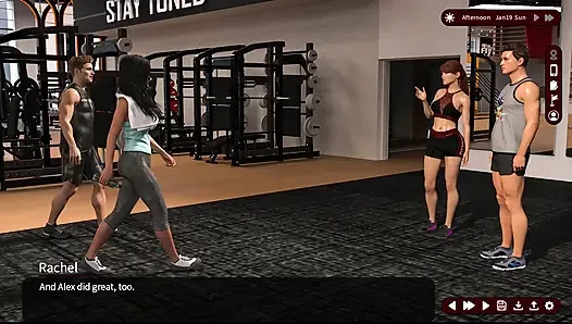Whispers of desire 14, sarah und Alex genossen ihre zeit im fitnessstudio