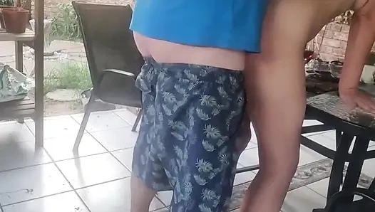 Hard and Rough Outdoor Fuck