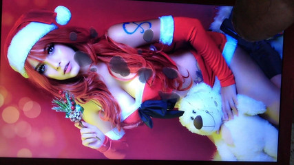 Shermie Cosplay - Cum Tribute 3 (christmas special)