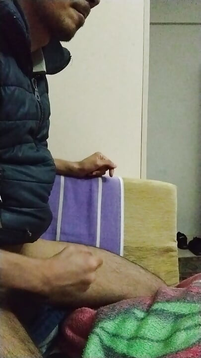 Solo Pleasure in the Bedroom with a Big Cock 🍆