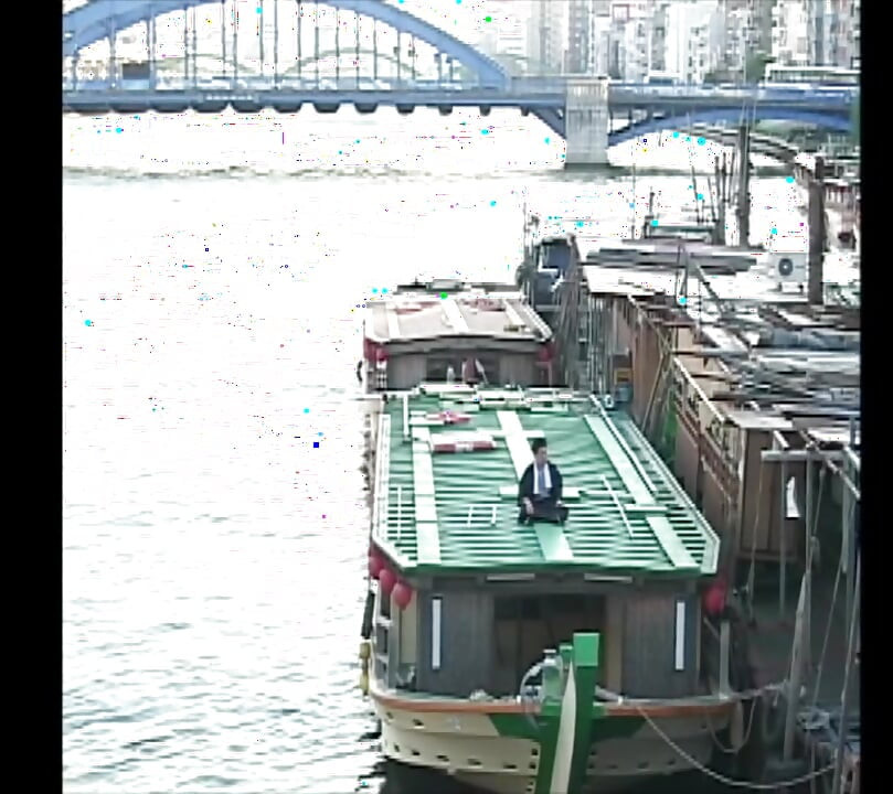 P128G01 A Showa-era erotic drama where men and women, and women intertwine, unfold on Tokyo's yakatabune (houseboats)!　