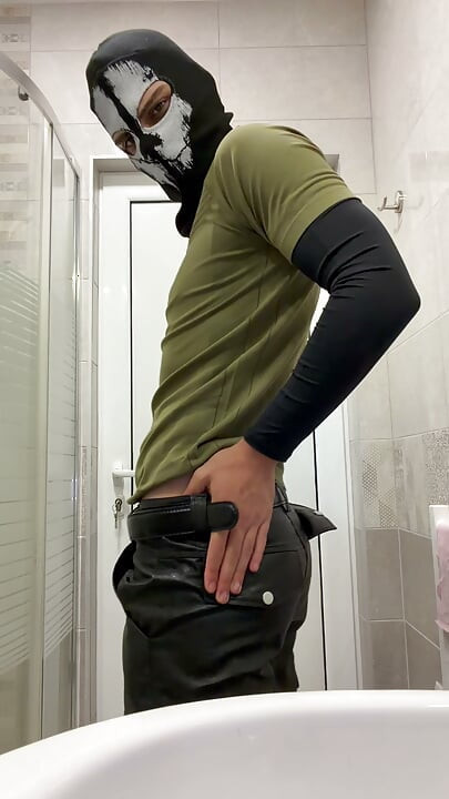 horny boy plays with himself
