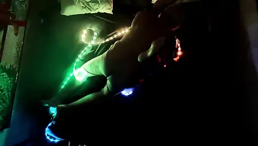 Two lighting experiments - One with Ultraviolet, The Other With an LED Strip