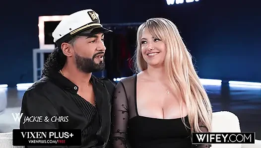 WIFEY, verheiratete blonde jackie tagebuch fickt einen massiven schwarzen schwanz, ihr liebender ehemann filmt es passiert!