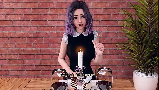 Трахаю горячую подругу после романтического свидания