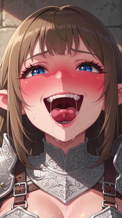 Cute anime warrior Girl , in troy in a side street | Clip 3