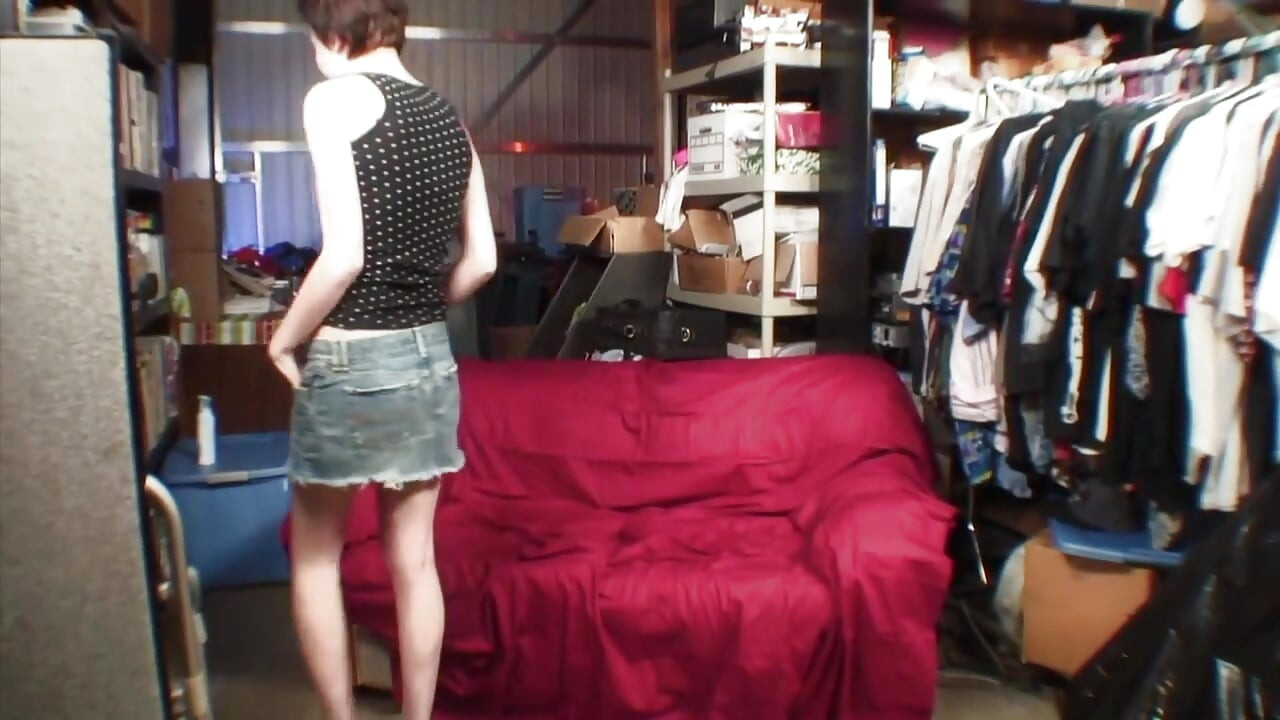 Cute skinny girl with short hair gets banged by a black cock