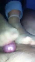 Ex moglie nylon footjob