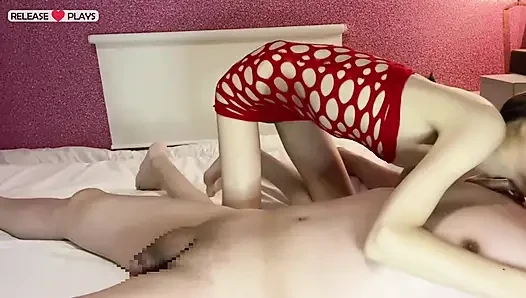 Kişisel çekim, ultra ince butik memur samimi sadakat tam görünüm sunuyor.
