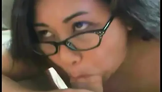 Dude fucks curvy brunette doggy-style then pulls out to fuck her mouth