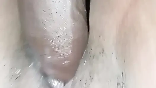 Lovely asian wife moaning while under arm licking