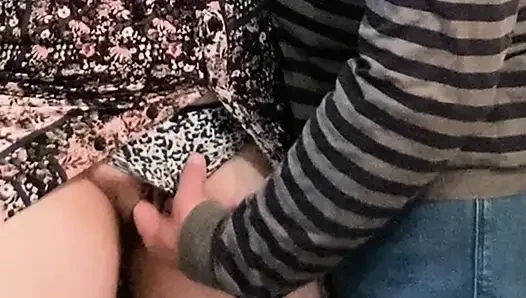 This Stranger's Fingers Rubbed my Pussy Under  Skirt