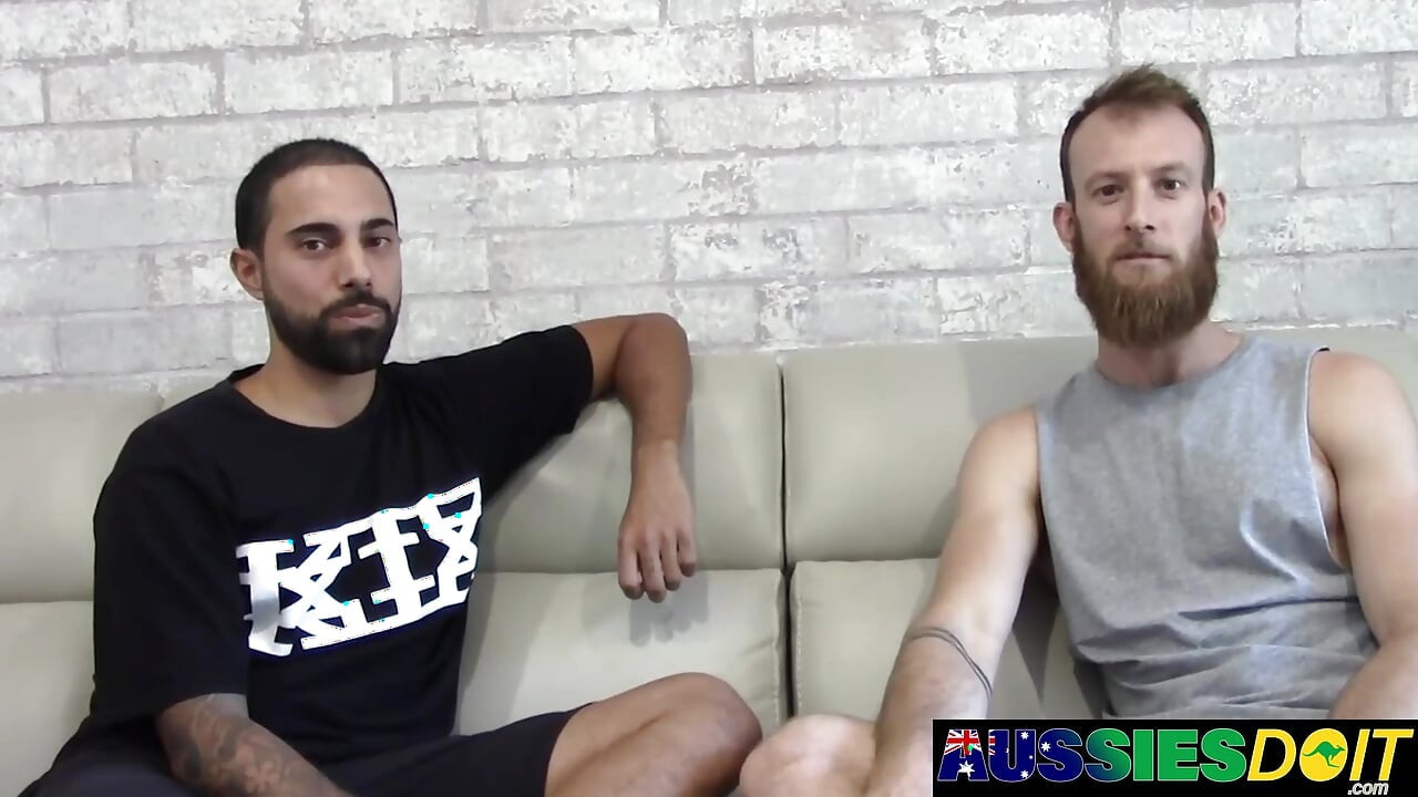 Bearded Top Tyla Dominates Lucas Narrow Aussie Asshole Raw