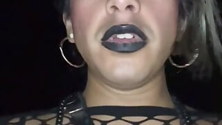 Pissing Tranny on Night Walk