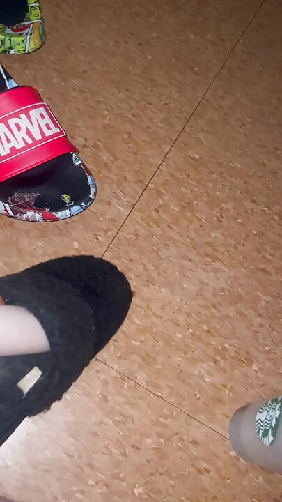 Quick shot on neighbour slipper