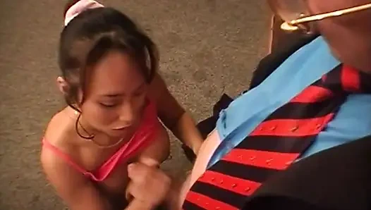 Little Asian Dancing Mouse Is Seduced by Her Teacher