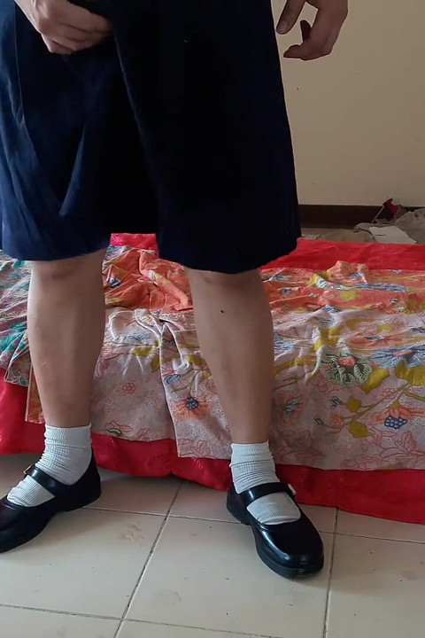 Thai student ladyboy show