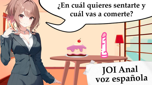 Espanhola Anal Joi. O dilema do pau e da torta.