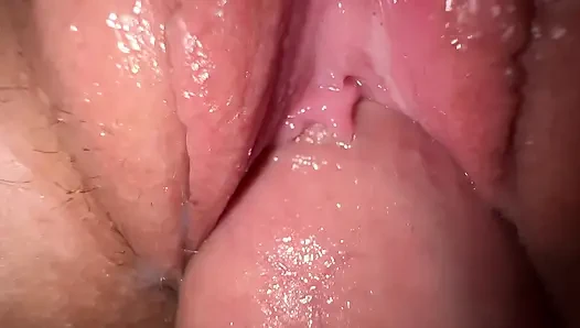 Extremely close up fuck tight teen pussy