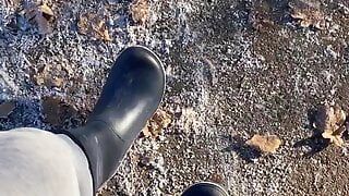 Crocs, bottes en caoutchouc, fun