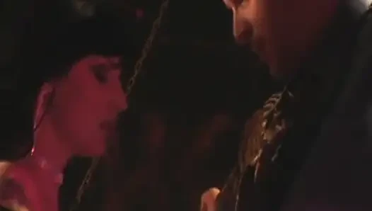 Schwarze haare, dicke möpse, mädchen, muschi ficken