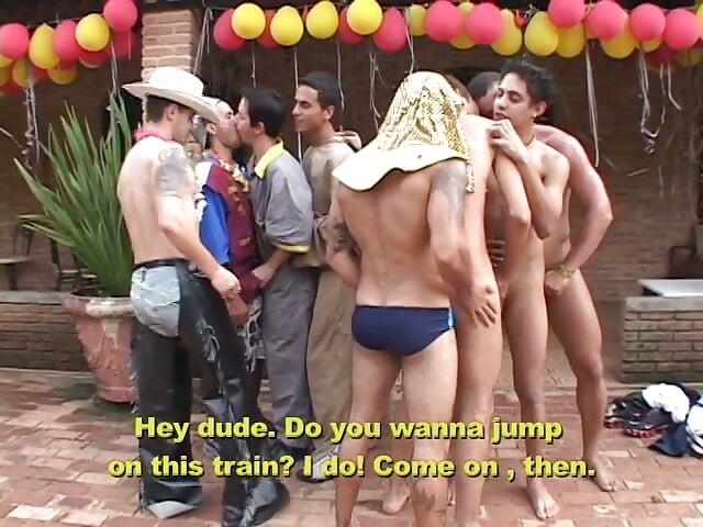 Playful Dude Organize Masquerade Party Which Turned in Great Gay Sex Perty