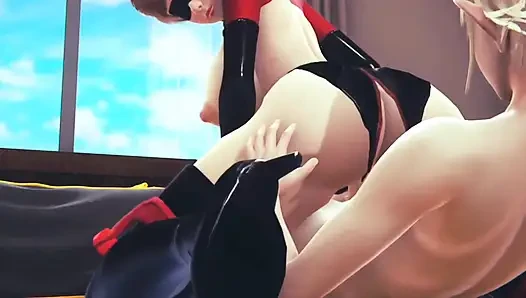 Elastigirl reitet