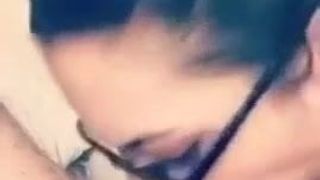 Glasses deepthroat quick clip