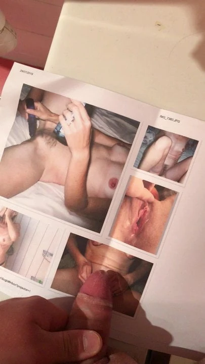 Sperma eerbetoon voor de mooie vrouwekate