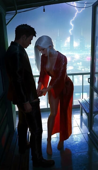 Virtual AI Kink presents: Beauty in a Raining Night