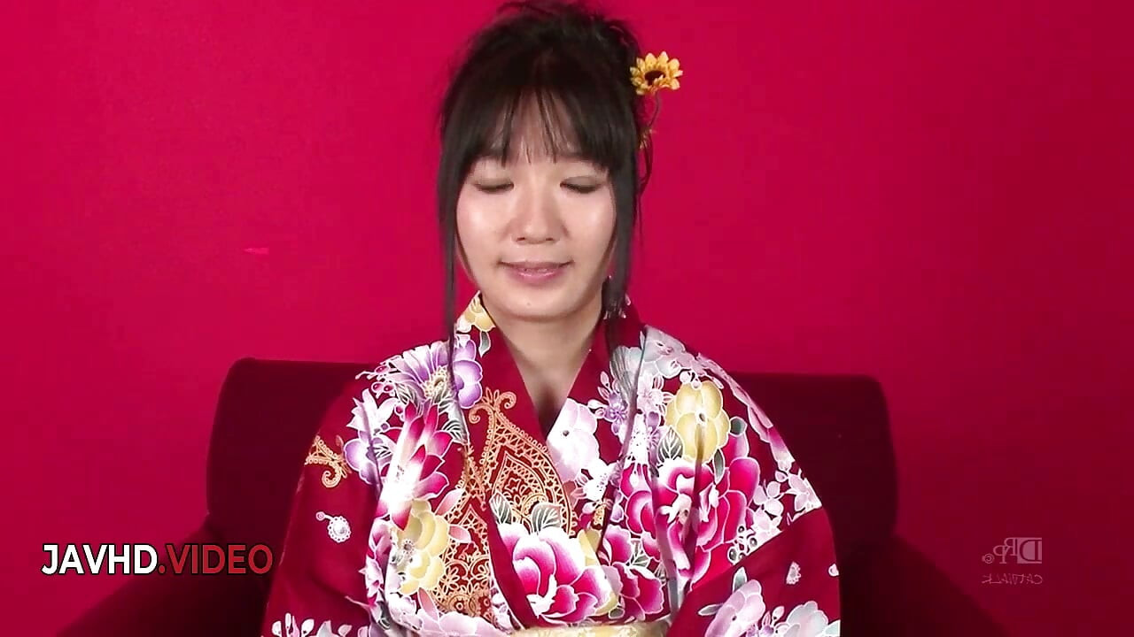 Chiharu Sizzles in Kimono with Sultry Japanese Blowjob Thrills and Hot Creampie Action