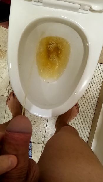 The student waited for the toilet for 2 hours and still managed to pee from a big dick #11