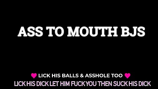 AUDIO ONLY - Seien Sie vorbereitet und motiviert, arsch-zu-mund-BJS zu spielen