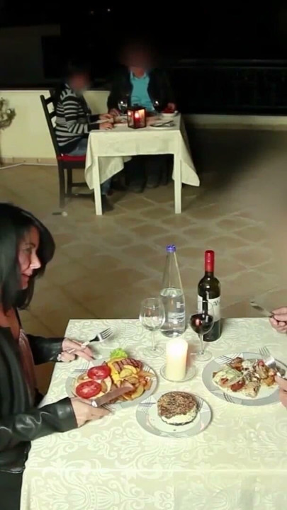 Public extreme! I pulled out his giant cock in the middle of the restaurant.... | Clip 1