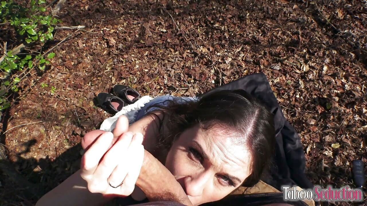 Going on an Outdoor Hike for a Secret Fuck with My Sexy Stepmom - Amiee Cambridge