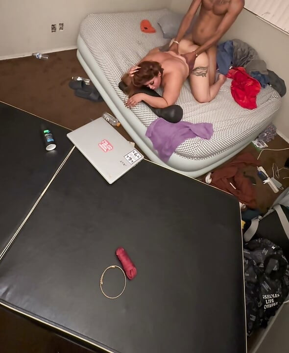 Latina snuck over to get bent over