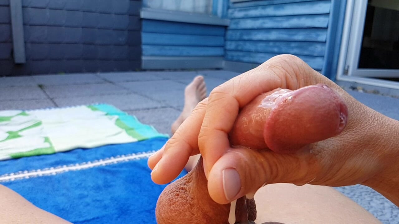 Wixxing op het balkon