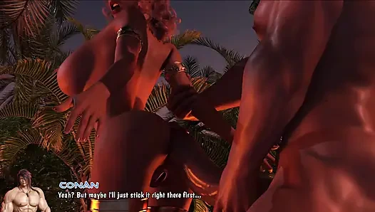 Conan and Princess Harmonia Full Sex Scene Barbarian Conquest Game